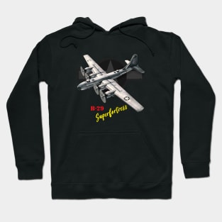 B29 Superfortress WW2 bomber airplane Hoodie